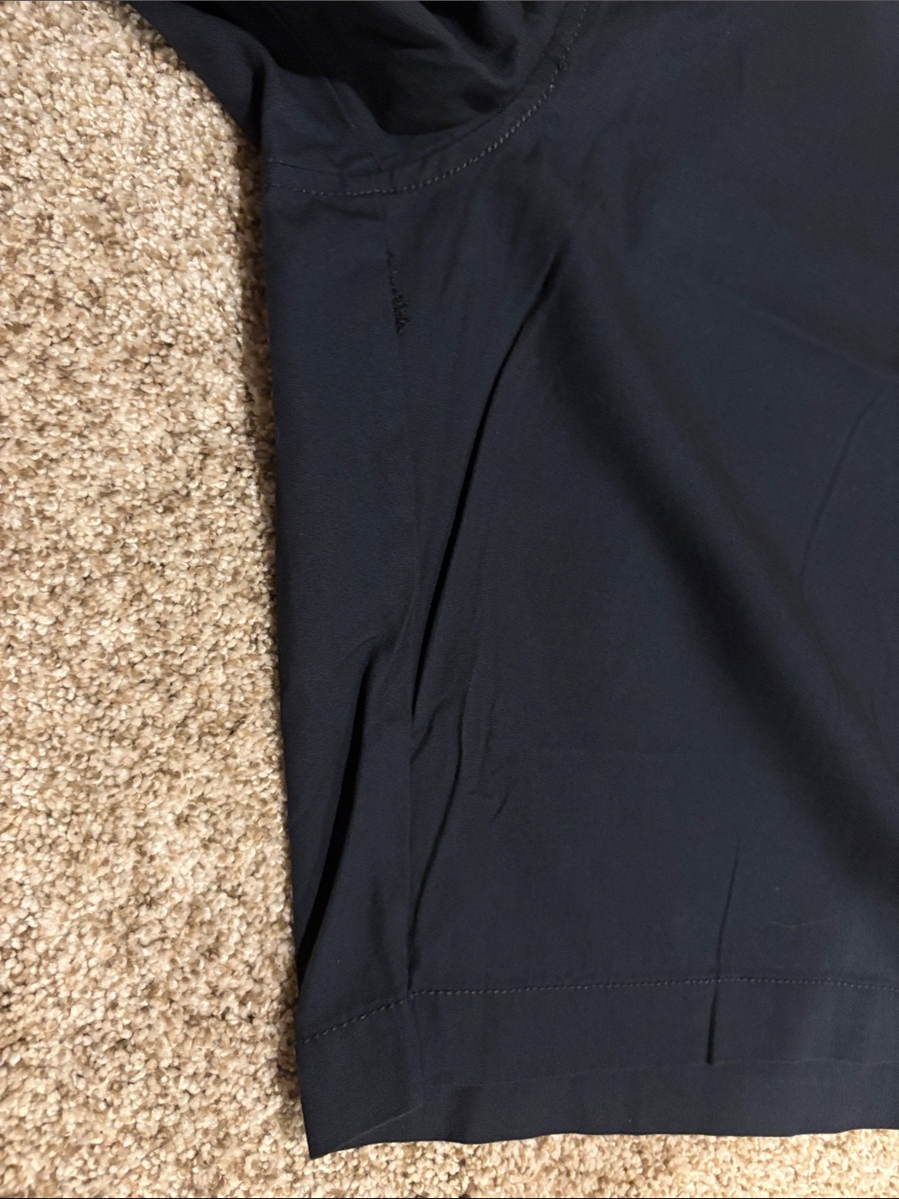 Old Navy Women’s Navy Flat-Front Shorts - Picture 5 of 6